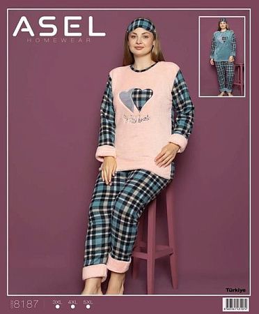 Пижама Homewear 8187 peach - делук