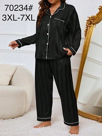 Пижама Brilliant 70234 black - делук