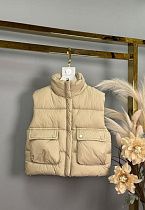 Жилетка Delfinka 8131 beige - делук