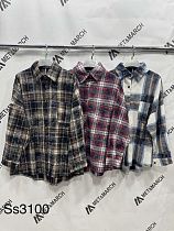 Рубашка Met&March SS3100 navy-khaki - делук