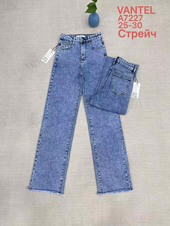 Джинсы Vanver A7227 l.grey - делук
