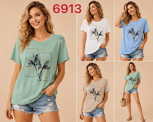Футболка Gertie 6913 l.blue - делук