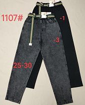 Джинсы Immei 1107-1 black - делук