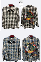 Рубашка Dgmd 705-3 blue - делук