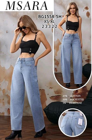 Джинсы Jeans Club BG1558-5H l.blue - делук