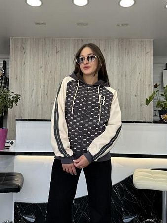 Кофта Спорт Jjf 50159 grey - делук