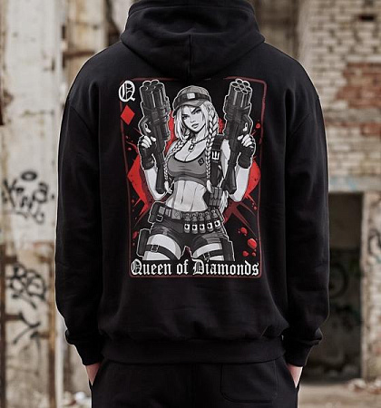 Худи Madoka 1470 black - делук