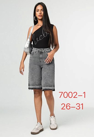 Шорты Newjeans 7002-1 l.grey - делук