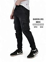 Джинсы Baron Jeans 8855 black - делук