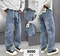Джинсы God Baron 8090 l.blue - делук
