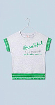Футболка Dino DN1025 l.grey-green - делук