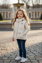 Жилетка Delfinka 56928 beige - делук