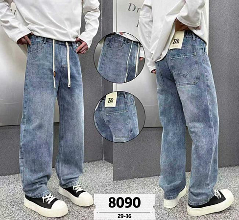 Джинсы God Baron 8090 l.blue - делук