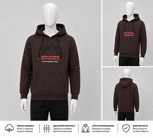 Худи Tran TR1532 brown - делук
