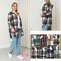 Рубашка P.Hey 7731 khaki-blue - делук