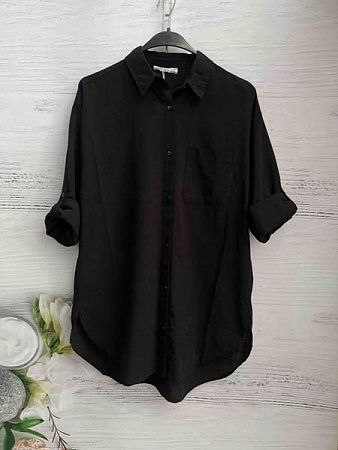 Рубашка New Season 8581 black - делук