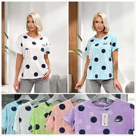 Футболка Lola LL548 mix - делук