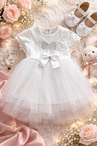 Платье Major Kids 9614 white - делук
