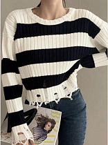 Свитер Lora LR919 white - делук