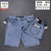 Шорты Baron Jeans BR106 l.blue - делук