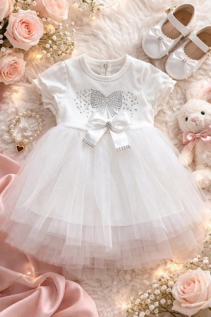 Платье Major Kids 9614 white - делук