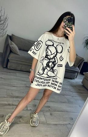 Туника S.Style 73-1 white - делук
