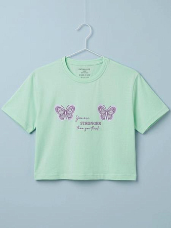 Футболка Dino DN414 mint - делук