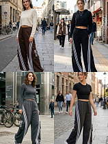 Штаны Спорт Shon S2695 khaki - делук
