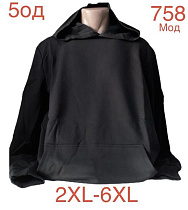 Худи Надийка ND991-758 black - делук