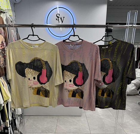 Футболка Dgmd 1230-1 mix - делук