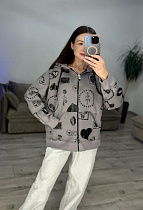 Кофта Спорт S.Style 602-2 grey - делук