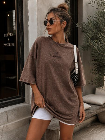 Футболка New Season FV040 brown - делук