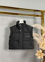 Жилетка Delfinka 8168 black - делук