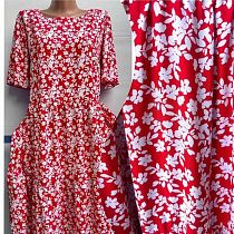 Платье Potok 773 red-white - делук