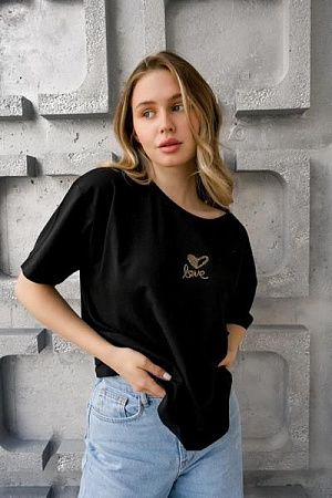Футболка Little Secret 400787 black - делук