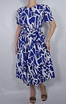 Платье Bugrova B72 blue Платье Bugrova B72 blue - делук