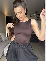 Боди Arina 1617 brown - делук