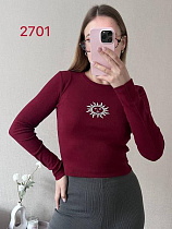 Свитер Fsn 2701 wine - делук