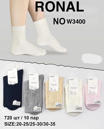 Носки Ronal W3400 mix(30-35) - делук