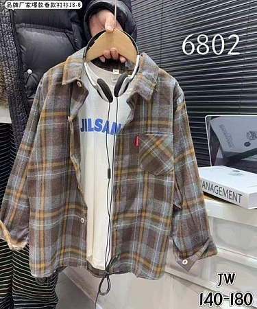 Рубашка Flong 6802 grey - делук