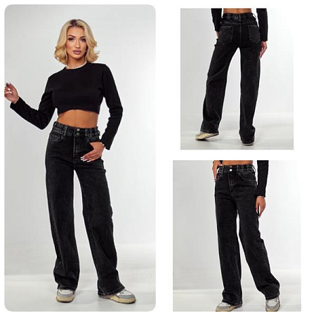 Джинсы Lady N 202 black - делук