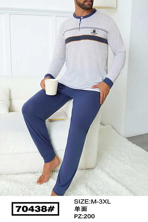 Пижама Brilliant B70438 grey - делук