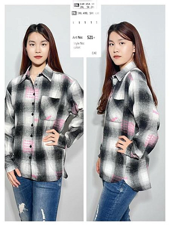 Рубашка Base 521 grey - делук