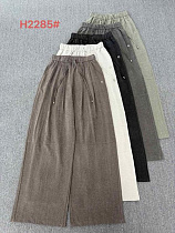 Штаны Шаолинь H2285 white - делук