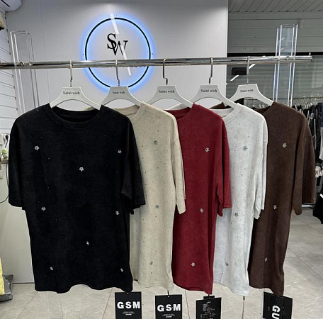 Футболка Saint Wish 8010 mix - делук