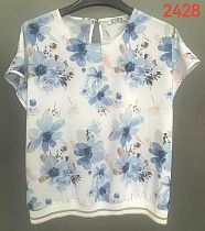Футболка Lida 2428 white - делук