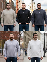 Свитер Shon S2742 grey - делук