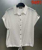 Блузка Lida 9491 white - делук