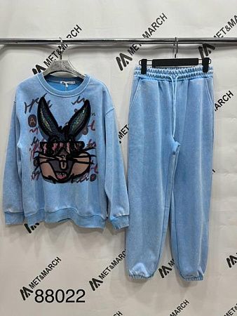 Костюм Спорт Met&March 88022 l.blue - делук