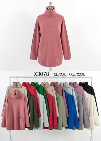 Свитер Anne-Kiss Me X3078 mix - делук